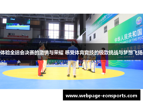 体验全运会决赛的激情与荣耀 感受体育竞技的极致挑战与梦想飞扬