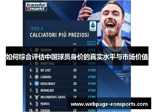 如何综合评估中国球员身价的真实水平与市场价值